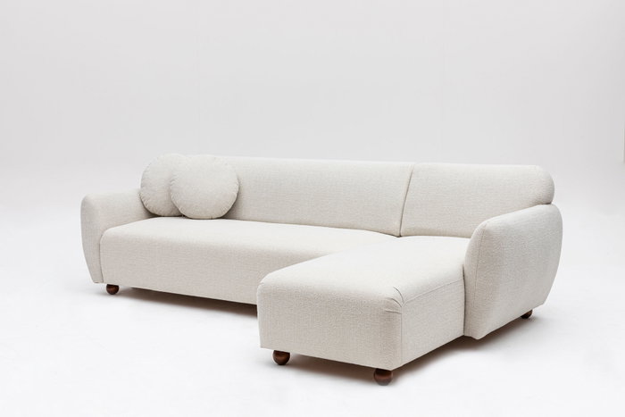 Atelier Del Sofa Sofá Esquinero Right (L3-CHL) Blanco 162 x 273 x 93 x 86 cm